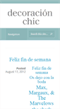 Mobile Screenshot of decoracionchic.com